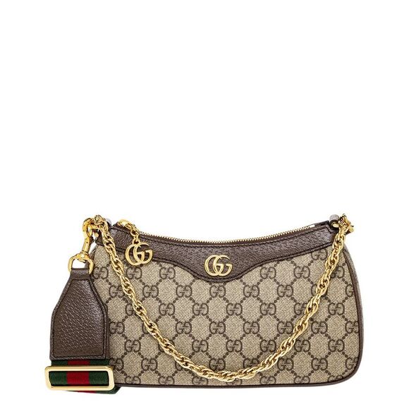 Gucci Handbags - Gucci Ophidia Gg Small Canvas & Leather Shoulder Bag, Beige